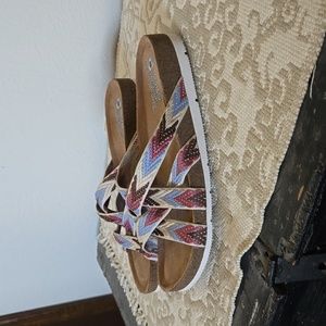 Bob's memory foam sandals